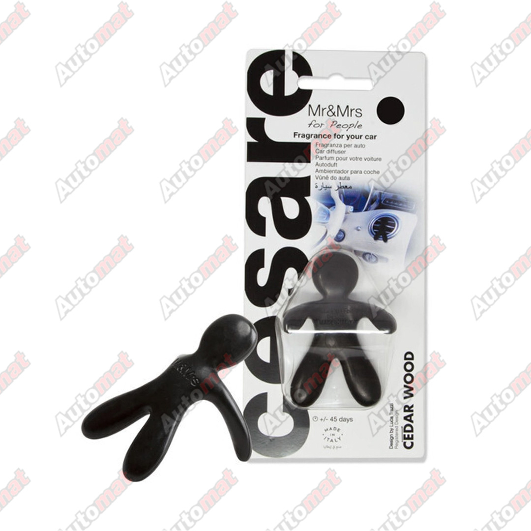 Ароматизатор для автомобиля CESARE / Черный / Cedar wood